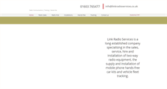 Desktop Screenshot of linkradioservices.co.uk